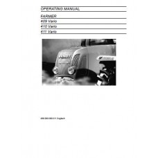 Fendt Farmer 409 - 410 - 411 Vario 400-Series Operators Manual